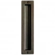 Rocky Mountain Hardware<br />PDL-FP210 - Pocket Door Lock Set - 2-1/2" x 10" Rectangular Flush Pulls