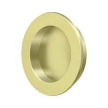 Deltana - FP238 - Flush Pull, Round, HD, 2 3/8", Solid Brass