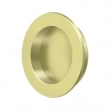Deltana<br />FP238 - Flush Pull, Round, HD, 2 3/8", Solid Brass