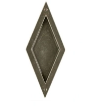 Rocky Mountain Hardware - FP359 - 3-3/4" x 9" Diamond Flush Pull