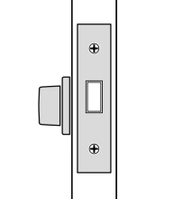FSB Door Hardware <br />MDD Deadbolt Function R - FSB Deadbolt Series MDD - Function R - Thumbturn Deadbolt