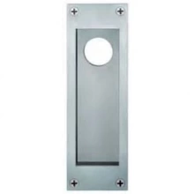 FSB Door Hardware <br />4210 09001 - Aluminum Flush Pull for Locking Door 4210 with Cylinder Hole