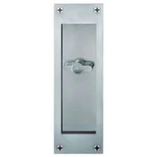 FSB Door Hardware  - 4210 09003 - Aluminum Flush Pull for Locking Door 4210 Indicator with Release 5mm Spindle