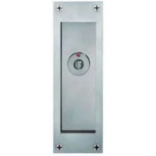 FSB Door Hardware  - 4210 09004 - Aluminum Flush Pull for Locking Door 4210 Indicator with Release 8mm Spindle
