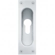 FSB Door Hardware <br />4211 0002 - Stainless Steel Flush Pull 4211 with PZ Cut-Out