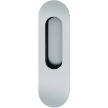 FSB Door Hardware  - 4250 0002 - Stainless Steel Oval Flush Pull 1/2 Open 4250