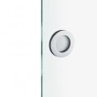 FSB Door Hardware <br />4256 00100 - Aluminum Round Open 8mm Glass Flush Pull