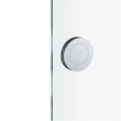 FSB Door Hardware <br />4256 00101 - Aluminum Round Closed 8mm Glass Flush Pull
