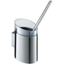 FSB Door Hardware  - 8270 00042 - Stainless Steel Toilet Brush Set - Oval