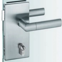 FSB Door Hardware  - EGC - Stainless Steel European Glass Door Lock, Compact