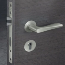 FSB Door Hardware  - EML - C - Aluminum European Mortise Lock - Passage