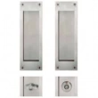 FSB Door Hardware <br />SPL-SA-Y - FSB Stainless Steel SPL Sliding Door Lock Deadbolt, Double Dummy