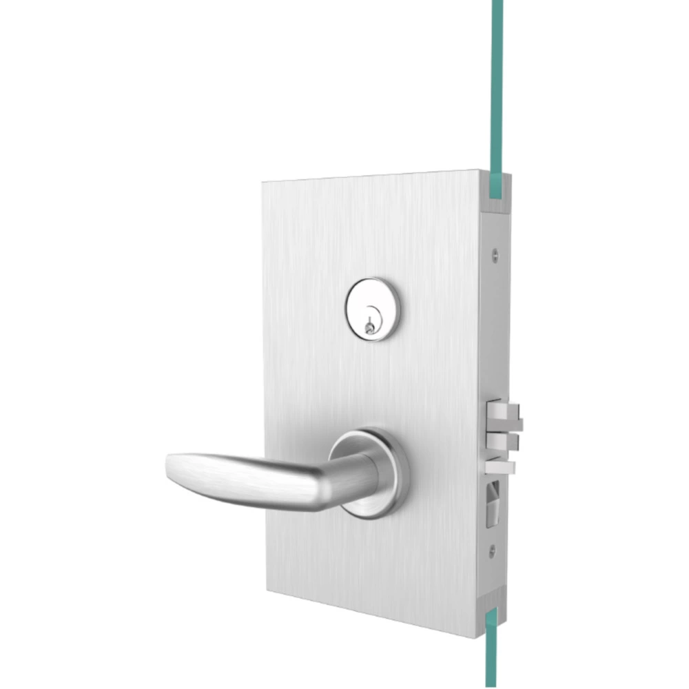 G-ML-CRL Series Glass Patch Mortise Lockset for Swing Door Applications