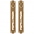 Rocky Mountain Hardware<br />G033/G033 Grips both sides - Pull/Pull Double Cylinder Dead Bolt - 3-1/2" x 20" Ellis Escutcheons