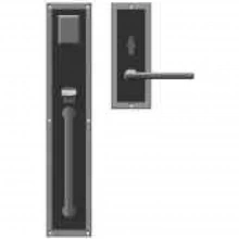 Rocky Mountain Hardware - G130/E112 - Entry Mortise Lock Set - 3-1/2" x 18" Exterior with 3" x 8" Interior Designer Escutcheons