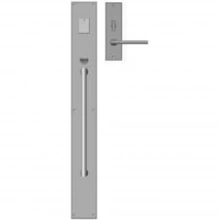 Rocky Mountain Hardware - G201/E211 - Entry Mortise Lock Set - 3-1/2" x 30" Exterior with 2-1/4" x 8" Interior Metro Escutcheons