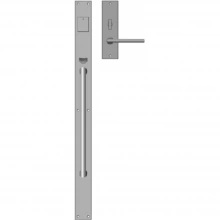 Rocky Mountain Hardware - G207/E211 - Entry Mortise Lock Set - 2-1/4" x 30" Exterior with 2-1/4" x 8" Interior Metro Escutcheons