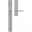 Rocky Mountain Hardware<br />G233/E207 - Entry Mortise Lock Set - 2-1/4" x 20" Exterior with 2-1/4" x 10" Interior Metro Escutcheons
