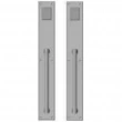 Rocky Mountain Hardware<br />G242/G242 Grips both sides - Pull/Pull Double Cylinder Dead Bolt - 2-3/4" x 20" Metro Escutcheons