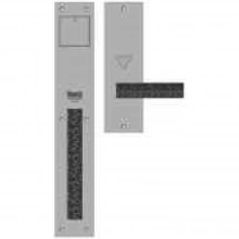 Rocky Mountain Hardware - G30333/E30311 - Entry Mortise Lock Set - 3" x 18" Exterior with 3" x 10" Interior Trousdale Escutcheons