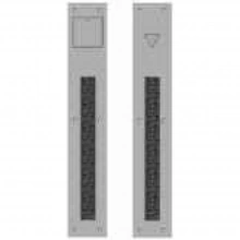 Rocky Mountain Hardware - G30333/G30332 Grips both sides - Pull/Pull Dead Bolt - 3" x 18" Trousdale Escutcheons