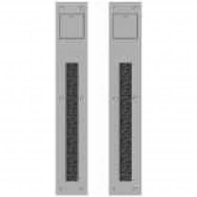 Rocky Mountain Hardware - G30333/G30333 Grips both sides - Pull/Pull Double Cylinder Dead Bolt - 3" x 18" Trousdale Escutcheons
