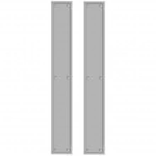 Rocky Mountain Hardware - G304/G304 Push plates only - Push Double - 2-3/4" x 20" Stepped Escutcheons