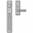 Rocky Mountain Hardware<br />G30433/E30407 - Entry Mortise Lock Set - 3" x 19" Exterior with 2-1/2" x 8" Interior Hammered Escutcheons