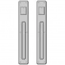 Rocky Mountain Hardware - G30433/G30433 - Pull/Pull Double Cylinder Dead Bolt - 3" x 19" Hammered Escutcheons