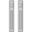Rocky Mountain Hardware<br />G30433/G30433 - Pull/Pull Double Cylinder Dead Bolt - 3" x 19" Hammered Escutcheons