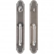 Rocky Mountain Hardware<br />G30636/G30635 Grips both sides - Pull/Pull Dead Bolt - 3-1/2" x 22" Corbel Arched Escutcheons