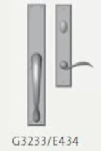Rocky Mountain Hardware - G3233/E434 - Endura Trilennium Rectangular Patio Multi-Point Trim Only