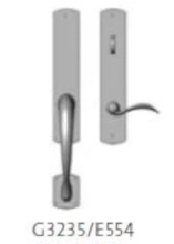 Rocky Mountain Hardware - G3235/E554 - Endura Trilennium Curved Sectional Patio Multi-Point Trim Only