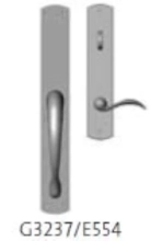Rocky Mountain Hardware - G3237/E554 - Endura Trilennium Curved Patio Multi-Point Trim Only