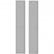 Rocky Mountain Hardware<br />G324/G324 Push plates only - Push Double - 3-1/2" x 20" Stepped Escutcheons