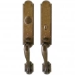 Rocky Mountain Hardware<br />G572/G574 - Entry Mortise Lock Set - 3" x 20" Arched Escutcheons