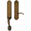 Rocky Mountain Hardware<br />G576/E706 - Full Dummy Set - 3" x 20" Exterior with 3" x 13" Interior Arched Escutcheons