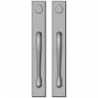 Rocky Mountain Hardware<br />G681/G681 Grips both sides - Pull/Pull Double Cylinder Dead Bolt - 3-1/2" x 24" Rectangular Escutcheons