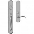 Rocky Mountain Hardware<br />G761/E737 - Entry Dead Bolt/Spring Latch Set - 2-3/4" x 20" Exterior with 2-1/2" x 13" Interior Arched Escutcheons