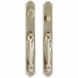 Rocky Mountain Hardware<br />G761/G762 - Entry Mortise Lock Set - 2-3/4" x 20" Arched Escutcheons
