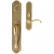 Rocky Mountain Hardware<br />G770/E721 - Entry Mortise Lock Set - 3-1/2" x 20" Exterior with 2-1/2" x 11" Interior Arched Escutcheons