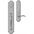 Rocky Mountain Hardware<br />G770/E737 - Entry Mortise Lock Set - 3-1/2" x 20" Exterior with 2-1/2" x 13" Interior Arched Escutcheons