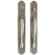Rocky Mountain Hardware<br />G781/G782 - Entry Mortise Lock Set - 3-1/2" x 26" Arched Escutcheons