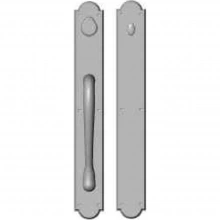 Rocky Mountain Hardware - G781/G782 Grip one side - Push/Pull Dead Bolt - 3-1/2" x 26" Arched Escutcheons
