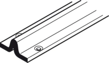 Hafele<br />404.39.921 - Lower Track, Pre-Drilled