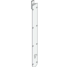 Hafele<br />911.62.522 - Flush Bolt, Top Mounted, with Offset Bolt  Al Fresco Summit, 450 mm (17 11/16"), Satin Nickel