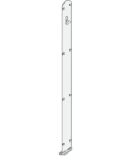 Hafele<br />911.62.755 - Flush Bolt, Brass Al Fresco Summit, 600 mm (23 5/8"), EPD Black