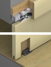 Hafele<br />940.41.016 - Sliding Door Hardware, Hawa Junior 40 Z, Set, HAWA, With 1 or 2 track stoppers