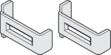 Hafele<br />940.60.093 - Safety clip set, For wooden and aluminum panels