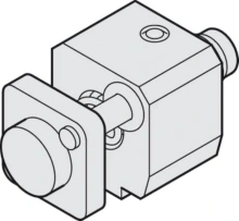 Hafele<br />941.00.404 - Spring-loaded Track Stopper, for Hawa Porta 60/100